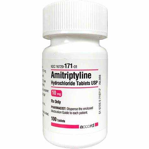 How should you take Amitriptyline 10 mg?
