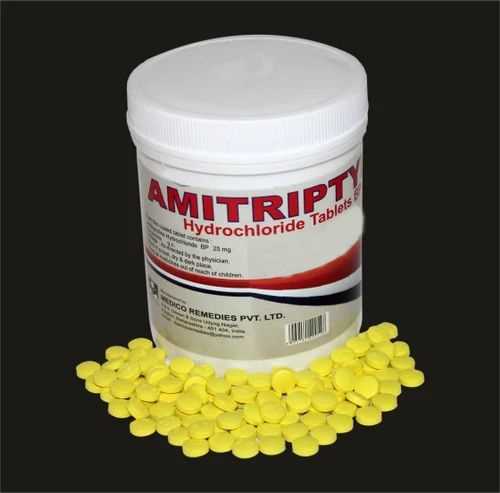 Explain how Amitriptyline works to relieve pain and discomfort