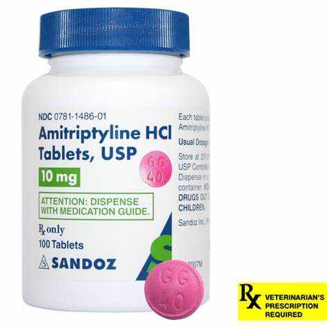 How does Amitriptyline hydrochloride work?