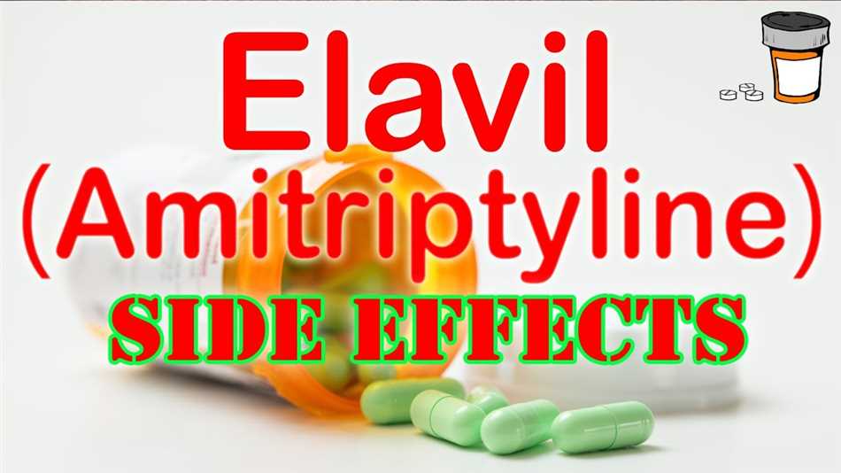 Side effects of taking Elavil (Amitriptyline)
