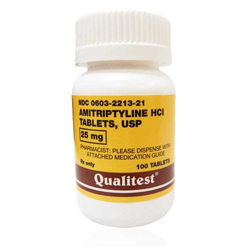 25mg amitriptyline hcl
