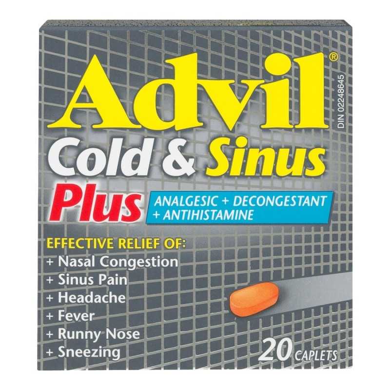 Amitriptyline and advil cold and sinus