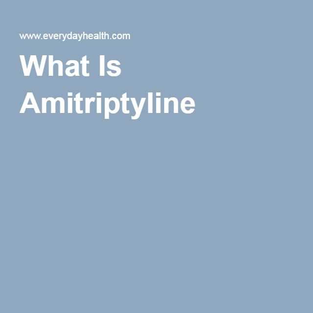 Amitriptyline eating disorder