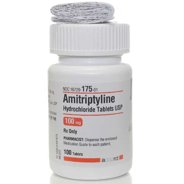 Amitriptyline hcl 100mg tablet