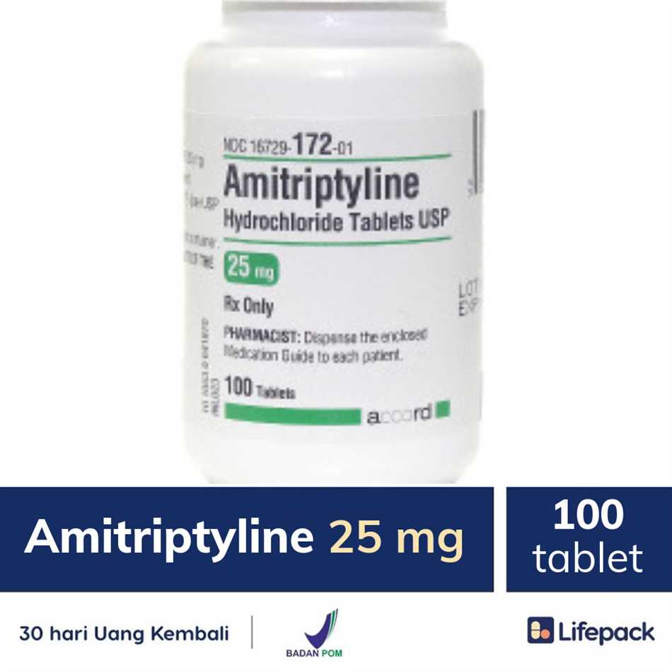 Amitriptyline hcl 25mg