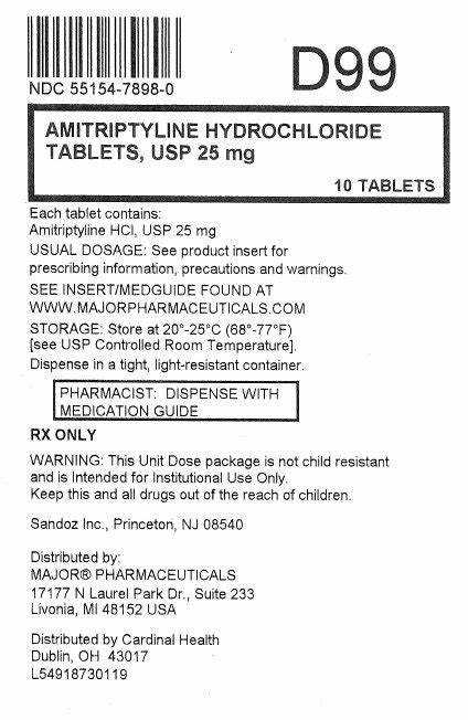 Amitriptyline ingredients