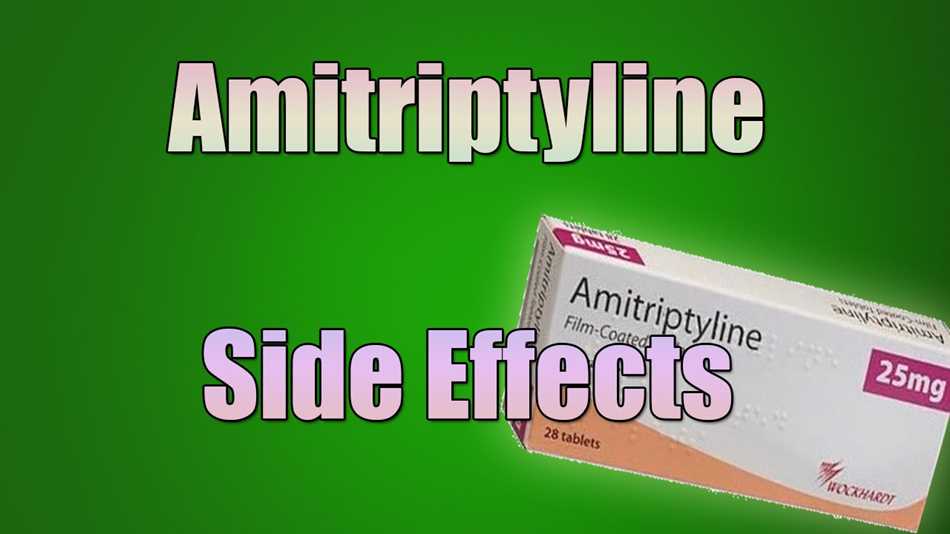 Amitriptyline tablets 20mg side affects