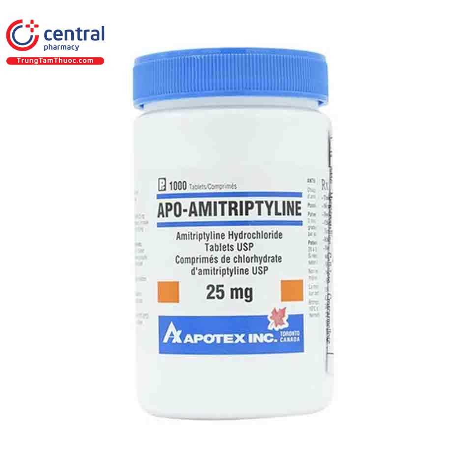 Apo-amitriptyline hydrochloride 25 mg