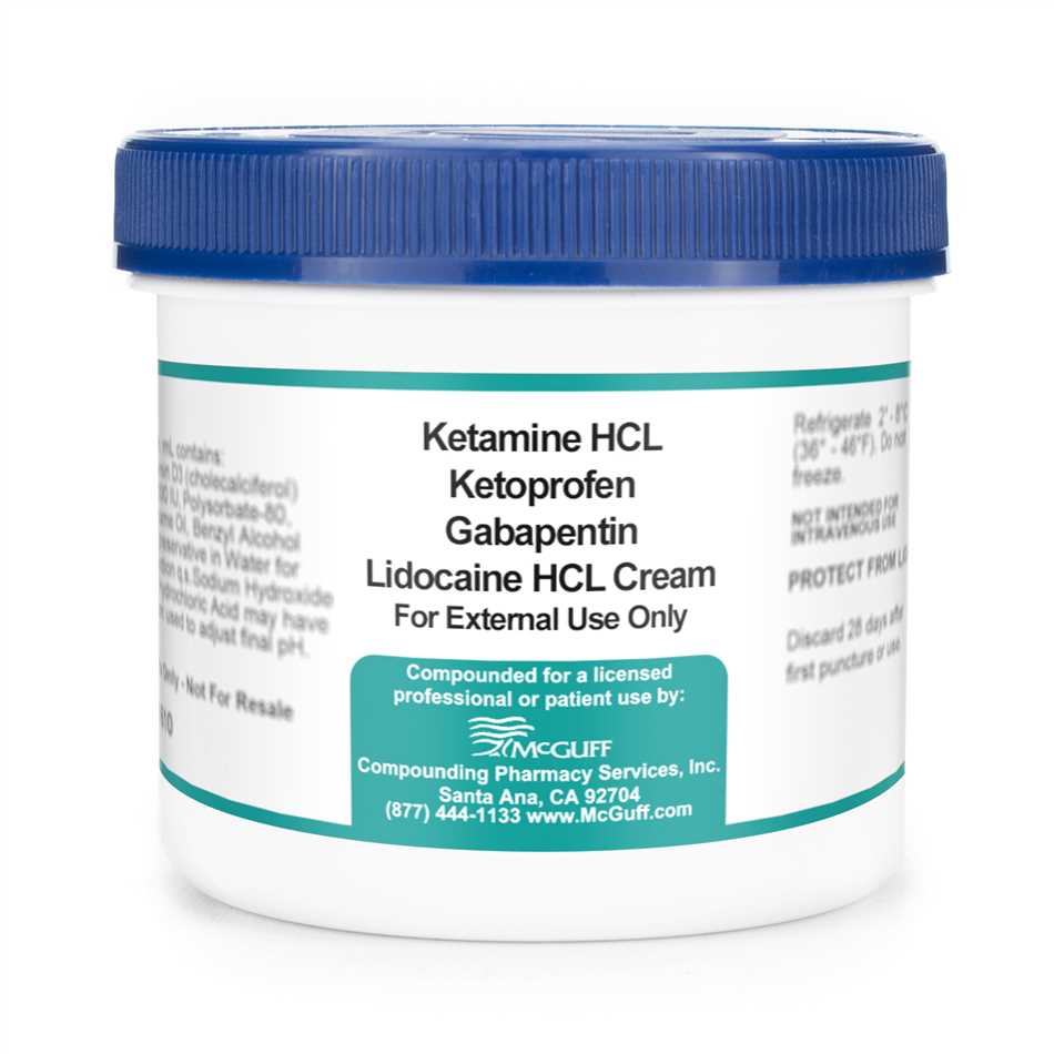 Ketoprofen amitriptyline gel