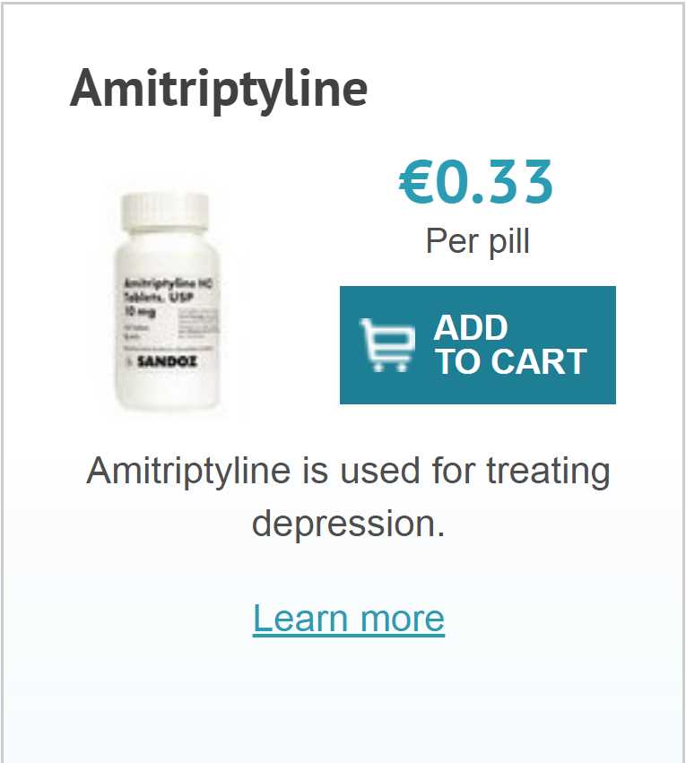 Wanneer werkt amitriptyline